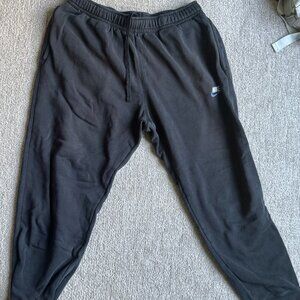 Nike Fleece Pants RARE Blue Swoosh